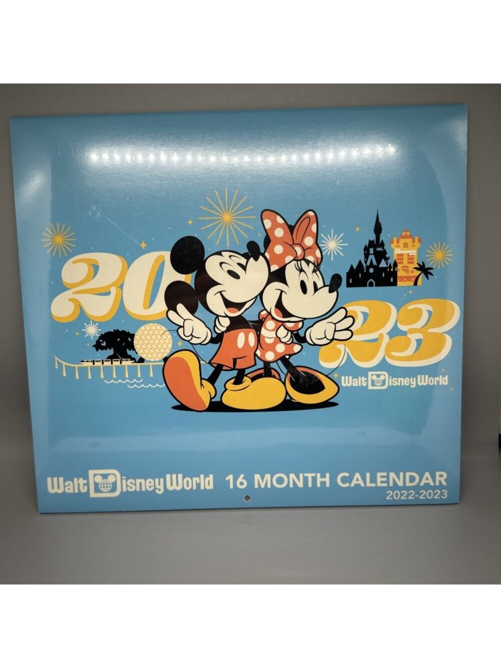 Disney Parks 2022 2023 Walt Disney World Mickey 16 Month sealed Calendar NEW